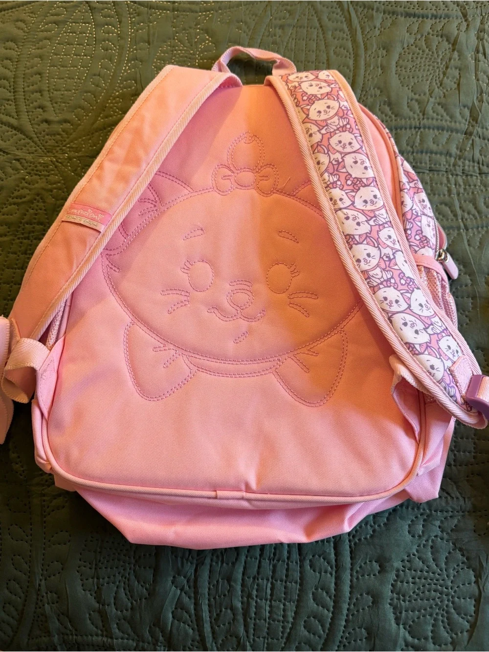 Disney Pink Cat Backpack and Lunch Bag Set